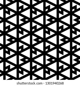 Triangles, rhombuses, polygons pattern. Geometrical figures wallpaper. Geometric background. Simple shapes backdrop. Digital paper, abstract. Seamless ornament.