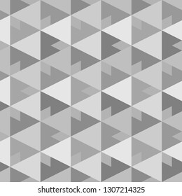 Triangles, rhombuses, polygons pattern. Geometrical figures wallpaper. Geometric background. Simple shapes backdrop. Digital paper, abstract. Seamless ornament