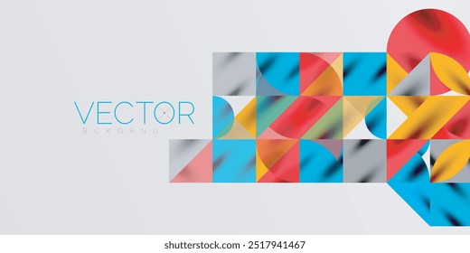 Triangles, round triangles and circles techno art. Vector Illustration For Wallpaper, Banner, Background, Card, Book Illustration, landing page