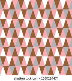 Triangles. Seamless geometric patterns