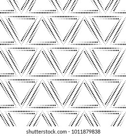 Triangles seamless pattern