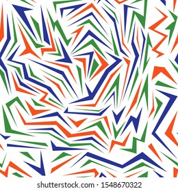 Triangles seamless pattern. Vector illustration