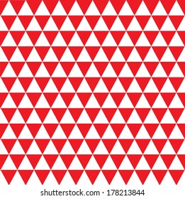 Triangles - seamless symmetry - vector