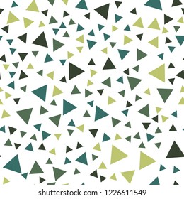Triangles Seamless vector EPS 10 Abstract geometric pattern. Multicolor Figures. Texture for print and Banner. Flat style