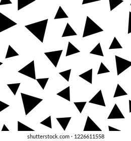 Triangles Seamless vector EPS 10 Abstract geometric pattern. Multicolor Figures. Texture for print and Banner. Flat style