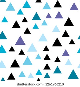 Triangles Seamless vector EPS 10 Abstract geometric pattern. Multicolor Figures. Texture for print and Banner. Flat style
