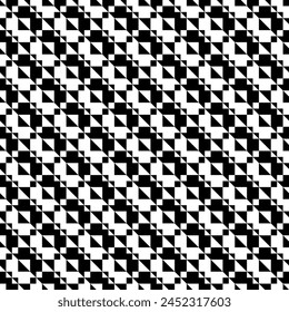 Triángulos, cuadrados, cheques, figuras, patrón sin fisuras. Fondo de pantalla Folk. Fondo geométrico. Motivo tribal. Ornamento geométrico. Adorno étnico. Estampado textil, ilustración abstracta. Vector Imagen.