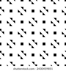 Triangles, squares, checks ornament. Seamless pattern. Ethnic backdrop. Folk wallpaper. Geometric background. Tribal motif. Geometrical ornate. Textile print, abstract illustration. Ethnical vector