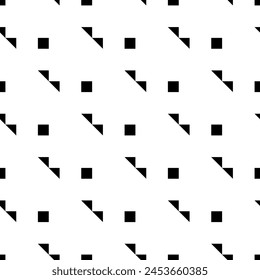 Dreiecke, Quadrate, Schmuck. Nahtloses Muster. Folk Bildschirmhintergrund. Geometrischer Hintergrund. Stammesmotiv. Geometrisch verziert. Ethnischer Hintergrund. Textildruck, abstrakte Illustration. ethnische Vektorgrafik