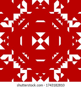 Triangles ,squares, checks, rhombuses, diamonds, crosses seamless pattern. Geometrical ornate. Tribal motif. Folk wallpaper. Geometric background. Ethnic ornament. Textile print, abstract. Vector art