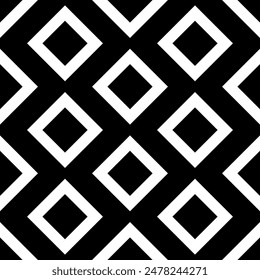 Triángulos, cuadrados, cheques, rombos, diamantes, cruza el patrón sin fisuras. Fondo geométrico. Motivo tribal. Fondo de pantalla Folk. Ornamento geométrico. Estampado textil, abstracto. Adorno étnico. Arte vectorial.