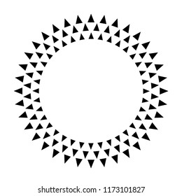 triangles sunburst (starburst) illustration
