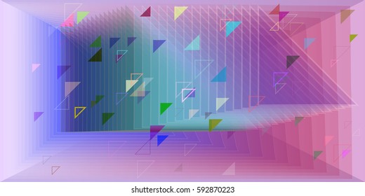 triangles template pattern