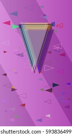 triangles texture art