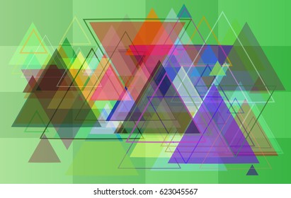 triangles texture art