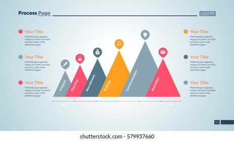 Triangles Timeline Slide Template