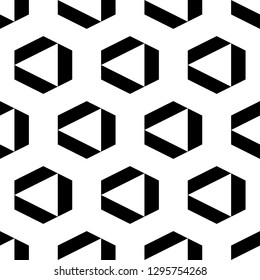 Triangles, trapeziums ornament. Geometric wallpaper. Triangular, quadrangular shapes backdrop. Figures background. Polygons motif. Digital paper, textile print, abstract. Seamless pattern.