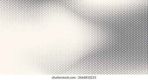 Triángulos de Vector Abstractas Fondo de Tecnología geométrica. Patrón simple de estilo retro triangular de semitono. Fondo de pantalla técnico dinámico de estilo mínimo
