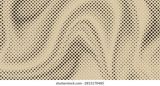 Triangles Vector Abstract Geometric Technology Background. Halftone Squer Retro Style Simple Pattern. Minimal Style Dynamic Tech Wallpaper