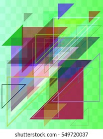 triangles vector background
