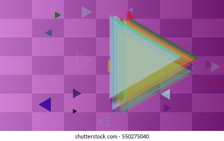 triangles vector background among dynamic diagram, class gradation over set