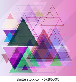 triangles vector design