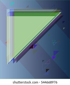 triangles and wallpaper of theoretical stroke