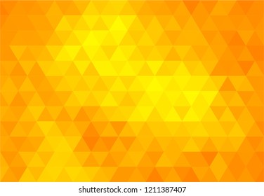 Triangles yellow and orange background