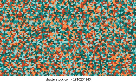 Triangular abstract background. Colorful gradient mosaic backdrop.