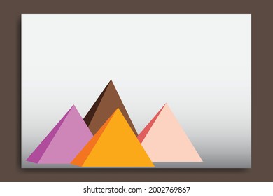 Triangular abstract background. Great backgrounds for laptops, web, computers, smartphones, social media, sales templates, banners, flyers etc
