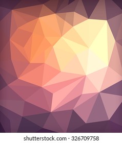 triangular background with light soft   colors