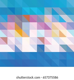 Triangular background with pastel colors