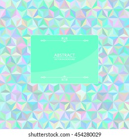 Triangular background for presentation.