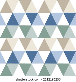 Triangular background. Seamless geometric pattern. Seamless abstract triangle geometrical background. Infinity geometric pattern. Vector illustration.