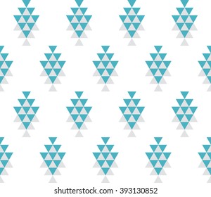 Triangular background. Seamless geometric pattern. Seamless abstract triangle geometrical background. Infinity geometric pattern. Vector illustration.