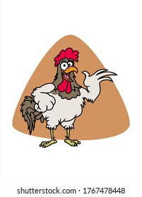 Triangular backgrounds for chickens are welcomed with a smile and a combination of gray