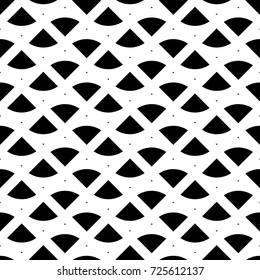 Triangular blocks wallpaper. Repeated geometrical figures background. Seamless surface pattern design with polygons. Mosaic motif. Digital paper with jagged triangles for web designing. Vector artwork