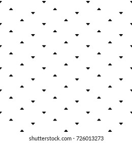 Triangular blocks wallpaper. Repeated geometrical figures background. Seamless surface pattern design with polygons. Mosaic motif. Digital paper with jagged triangles for web designing. Vector artwork