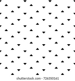 Triangular blocks wallpaper. Repeated geometrical figures background. Seamless surface pattern design with polygons. Mosaic motif. Digital paper with jagged triangles for web designing. Vector artwork