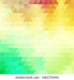 Triangular bright beautiful background. Polygonal design flyers. Vector illustration