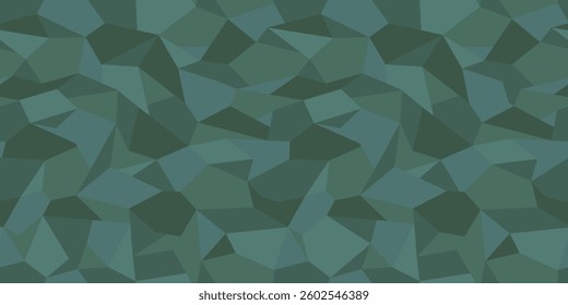 Triangular camouflage pattern. Green military pattern for clothing design.	