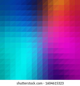 triangular color background. polygonal style
