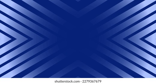 Triangular Depths: A Dark Blue Exploration of Geometric Forms"