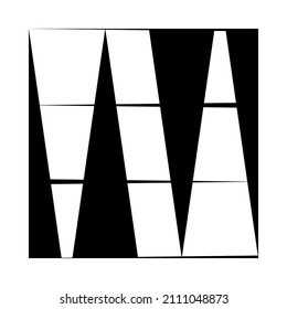 Triangular, edgy geometric pattern, texture. Intersecting triangles