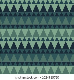 Triangular forest mountain seamless pattern. For print, fashion design, wrapping, wallpaper