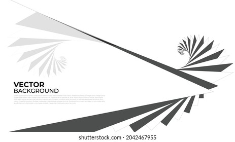 triangular geometric abstract vector background black and white