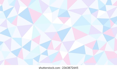 Triangular geometric pattern in pastel colors