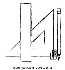 triangular geometric rules and pencil school