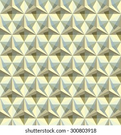 Triangular geometric seamless pattern