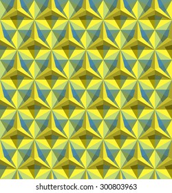 Triangular geometric seamless pattern